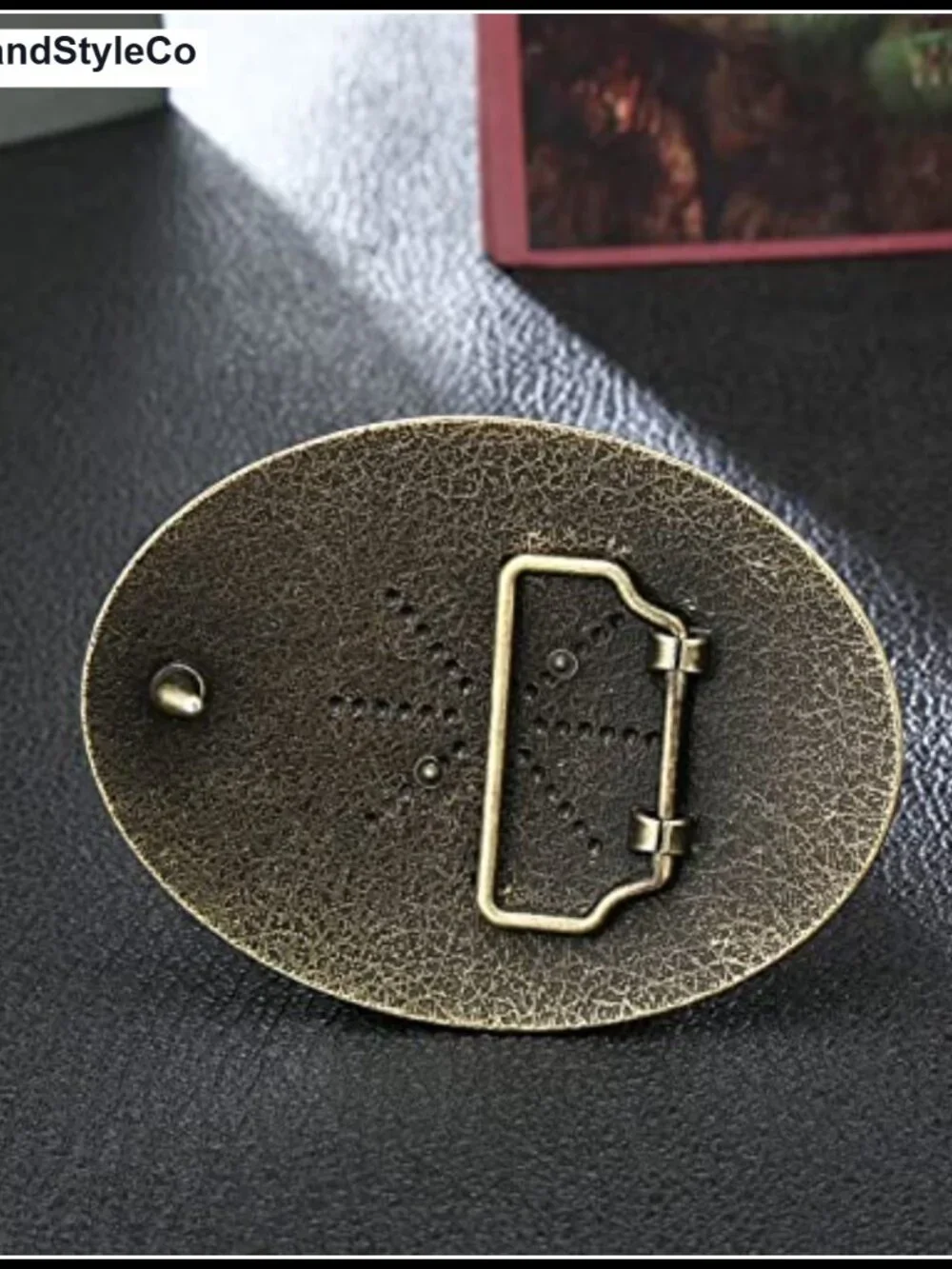 Western Initial Belt Buckle A-Z Zinc Alloy Vintage Cowboy Rodeo